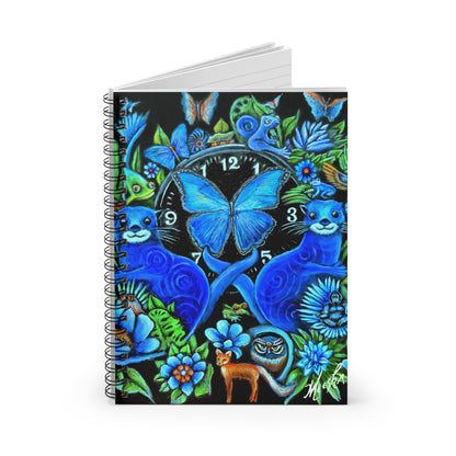 Out of Time Spiral Notebook - Ruled Line