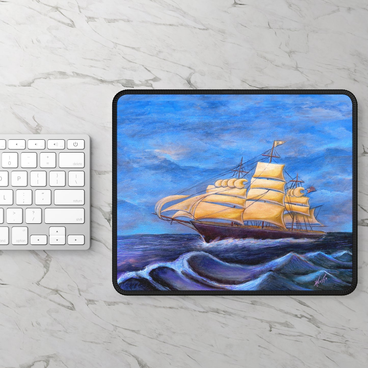 Whimsical Wavehopper Mouse Pad