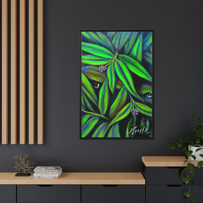 Jeepers Peepers Framed Canvas Print