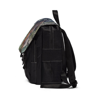 Watchful Warrior Unisex Casual Shoulder Backpack