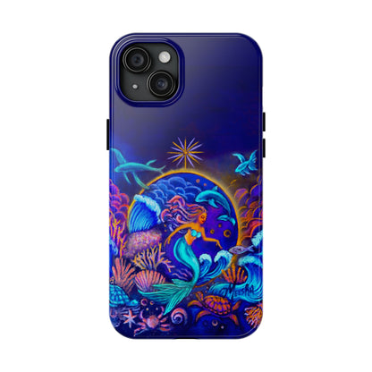 Celestial Extraterrestrial I Tough Phone Case for Mermaid Lovers