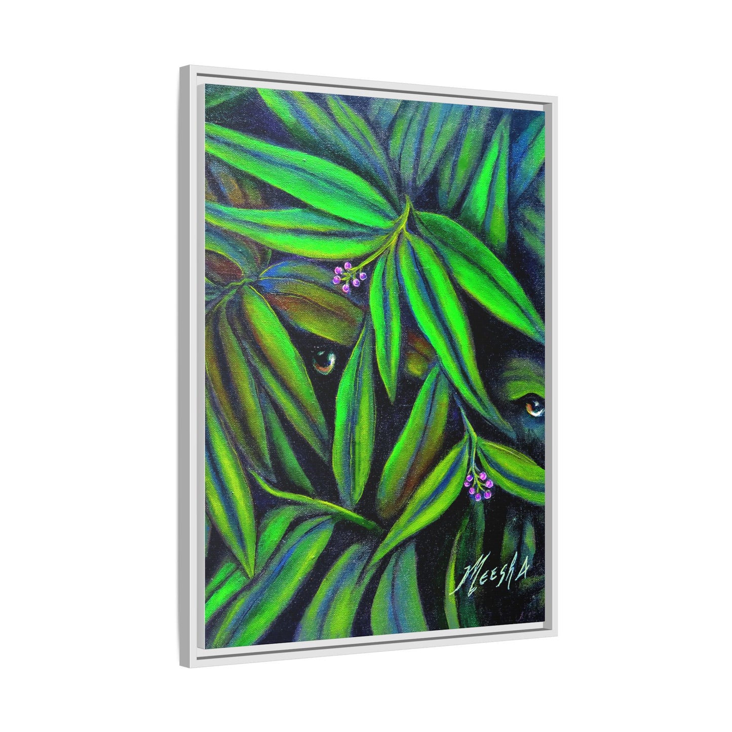 Jeepers Peepers Framed Canvas Print