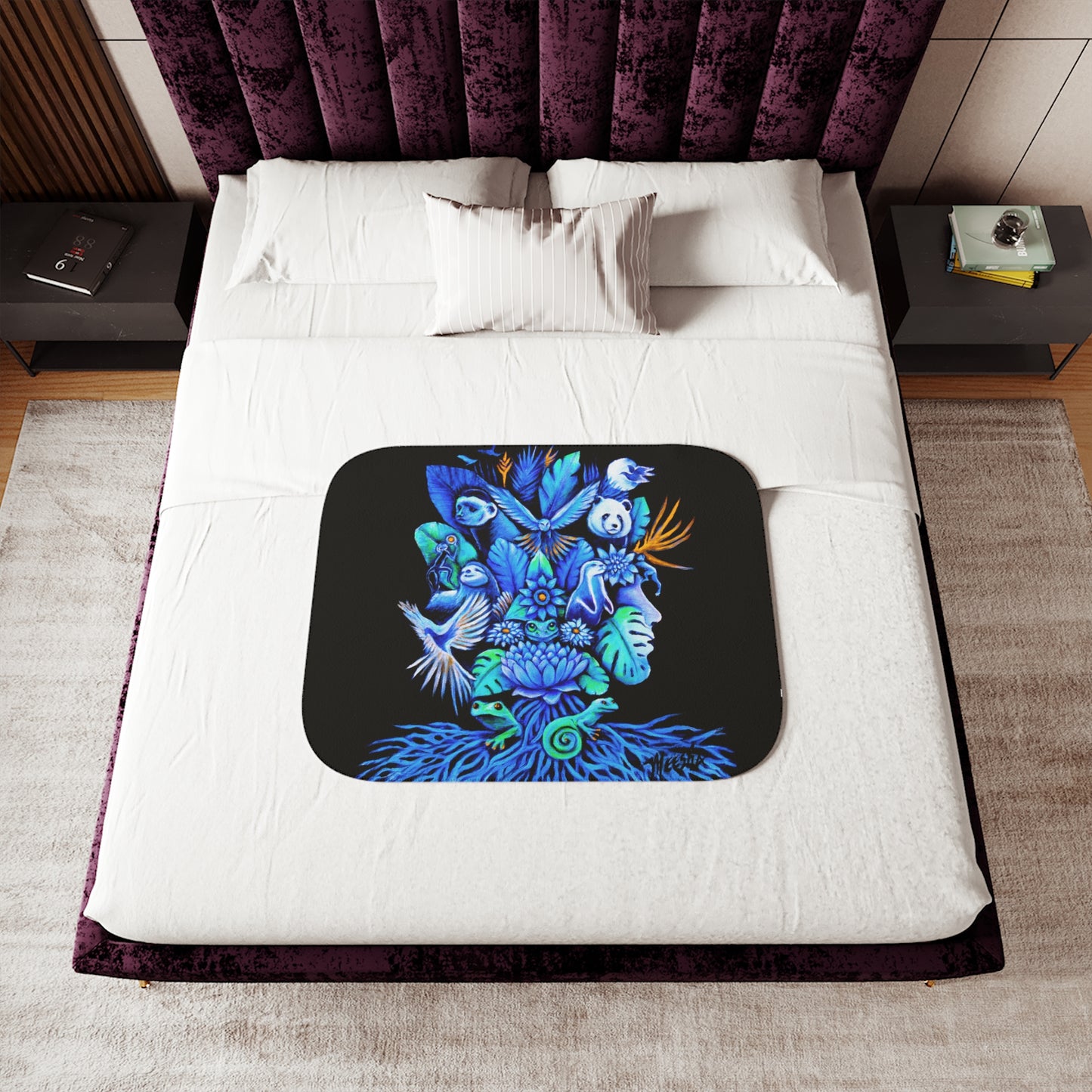 Colorful and Cozy Favorite Out of The Blue Sherpa Blanket