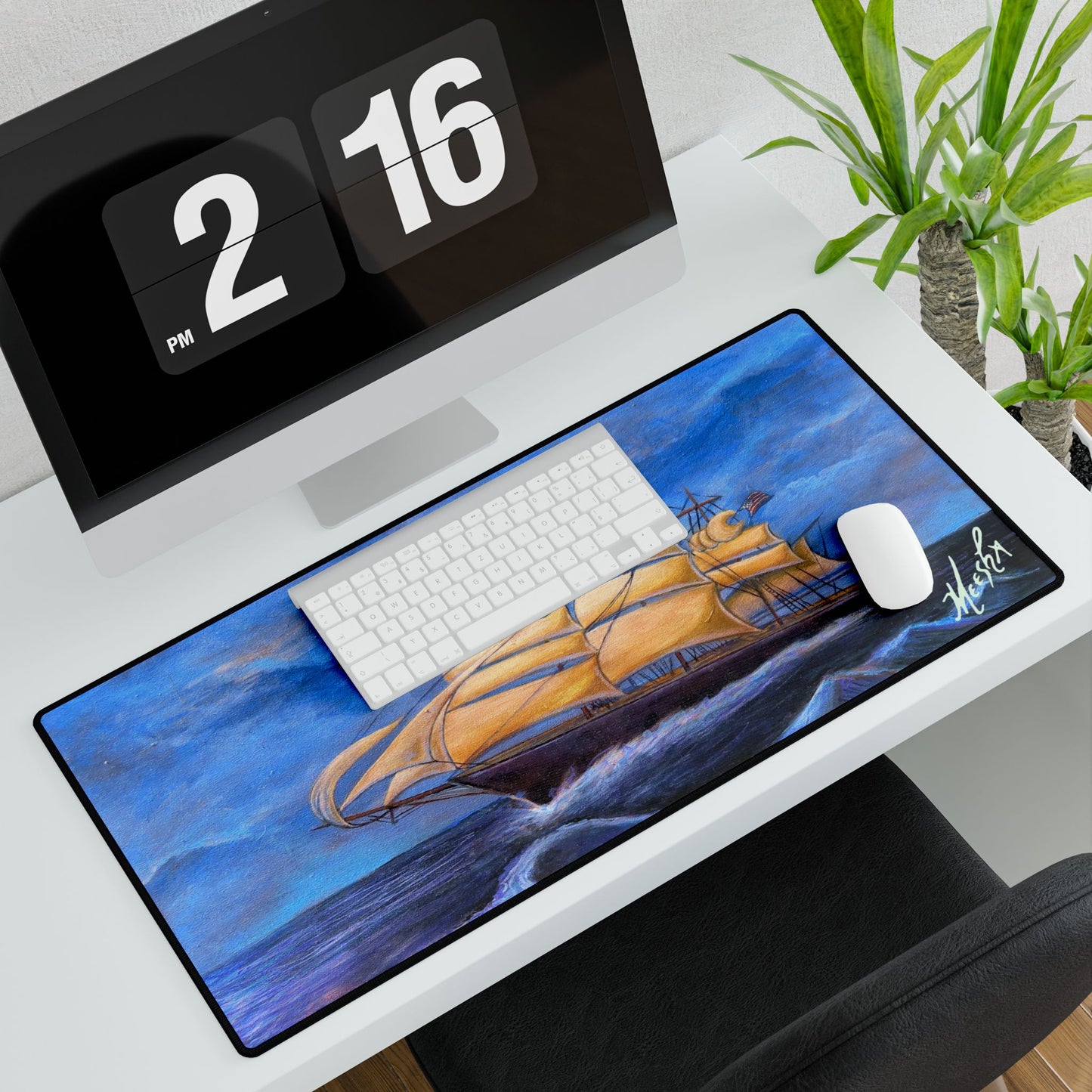 Whimsical Wavehopper Desk Mats