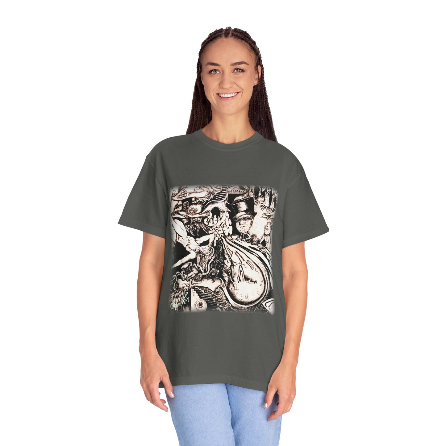 Alice In Wonderland Unisex Garment-Dyed T-shirt