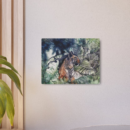 Watchful Warrior Metal Art Sign