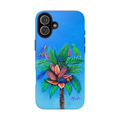 PalmTree of Life Tough Phone Case for Nature Lovers and Parrot heads