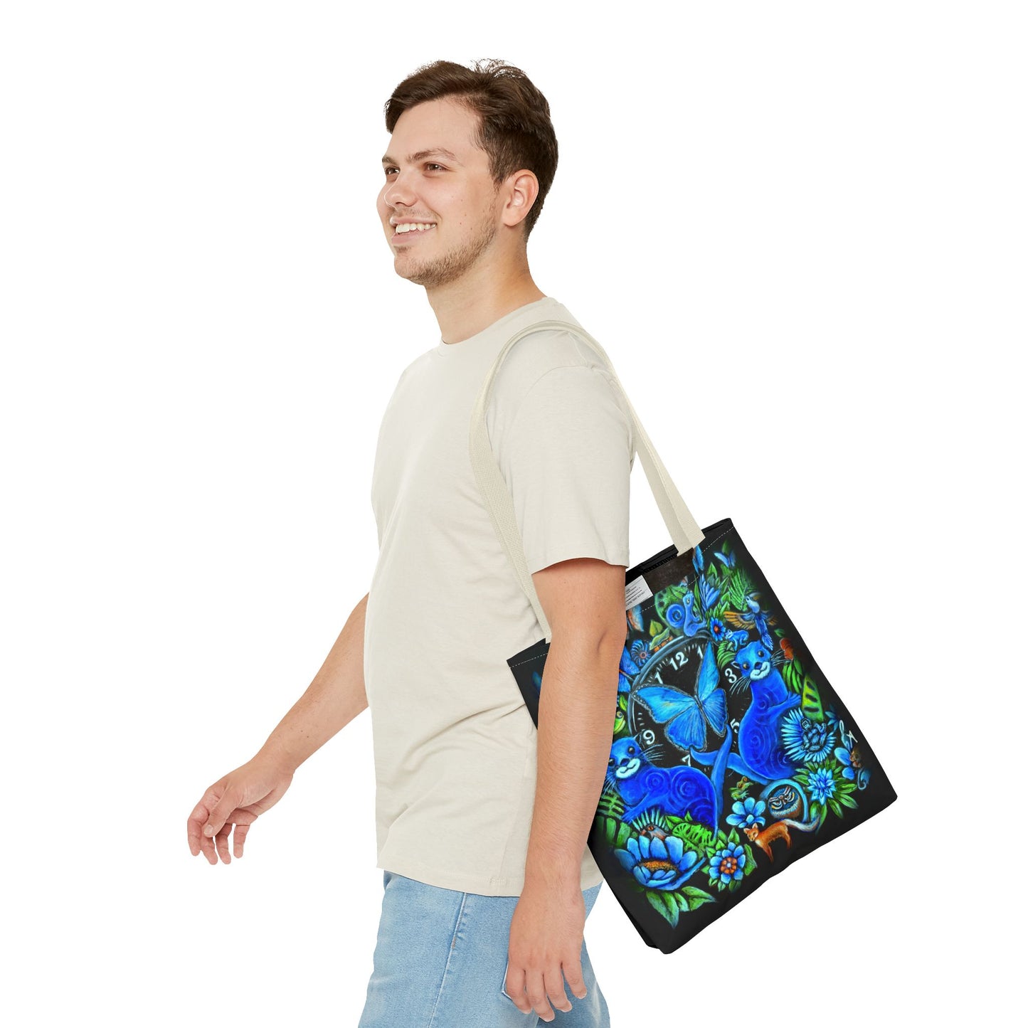Out of Time Otter Nonsensce Tote Bag