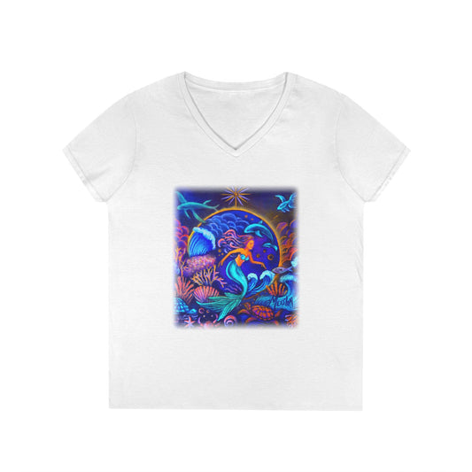 Celestrial Extraterrestrial Ladies' V-Neck T-Shirt