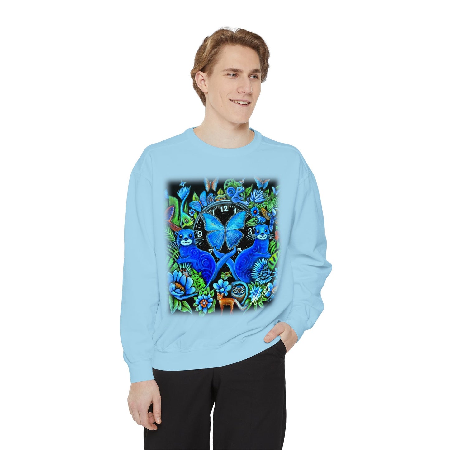 Out of Time Unisex Garment-Dyed Sweatshirt