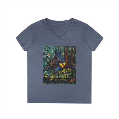 Amazonia  Ladies' Nature Lover V-Neck T-Shirt