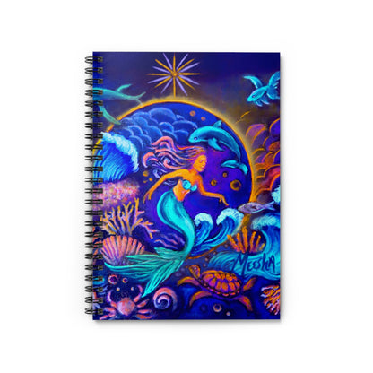 Celestrial Extraterrestrial Spiral Notebook - Ruled Line