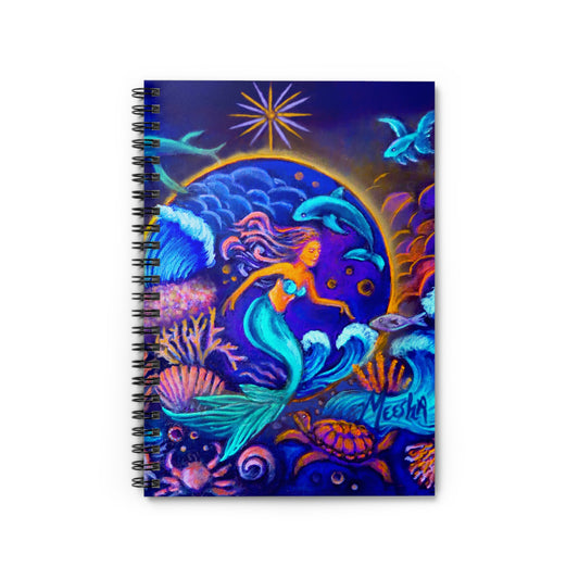 Celestrial Extraterrestrial Spiral Notebook - Ruled Line
