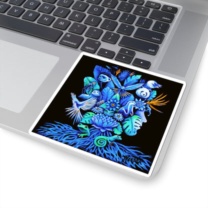 Out of the blue Kiss-Cut Stickers