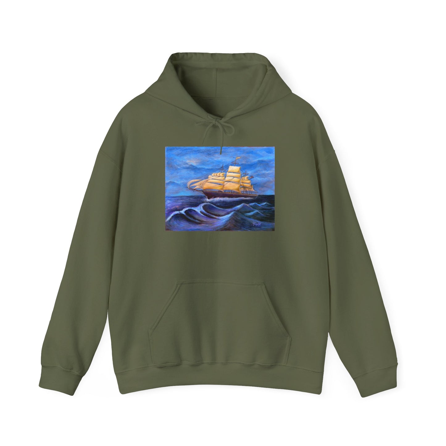 Whimsical Wavehopper Unisex Heavy Blend™ Hooded Sweatshirt