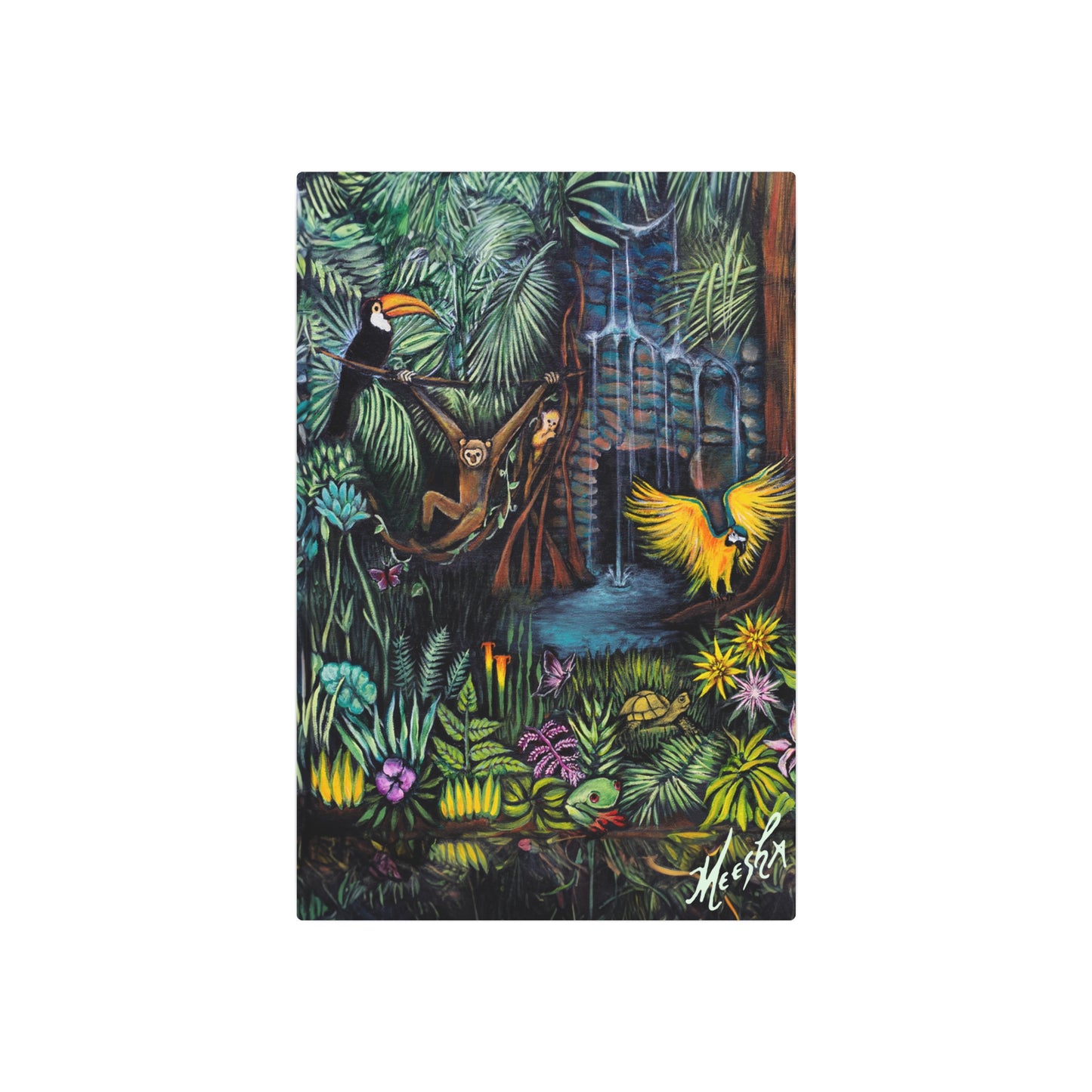 Amazonia Metal Art Sign