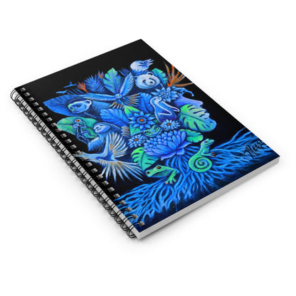 Out of the blue Spiral Notebook - Ruled Line