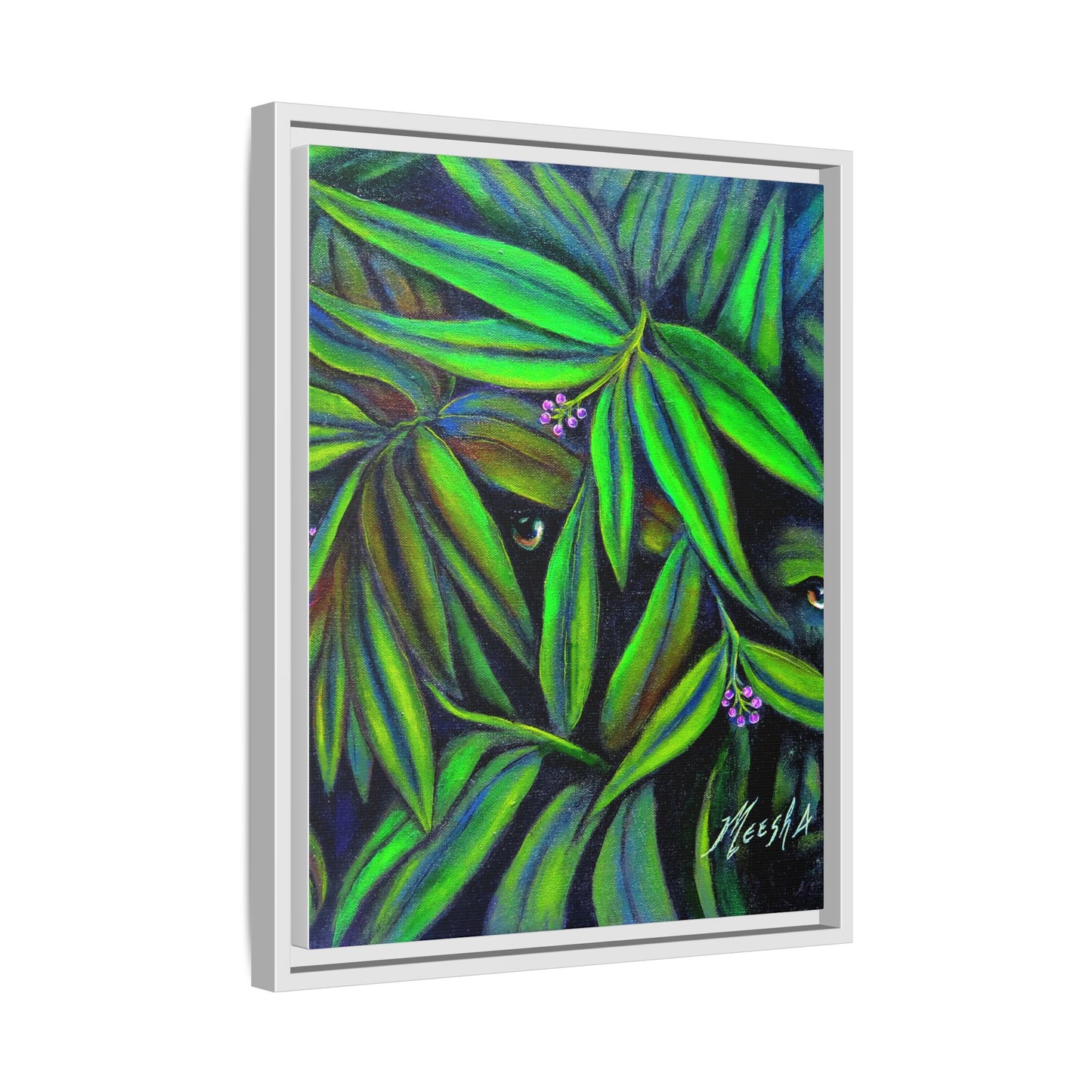 Jeepers Peepers Framed Canvas Print