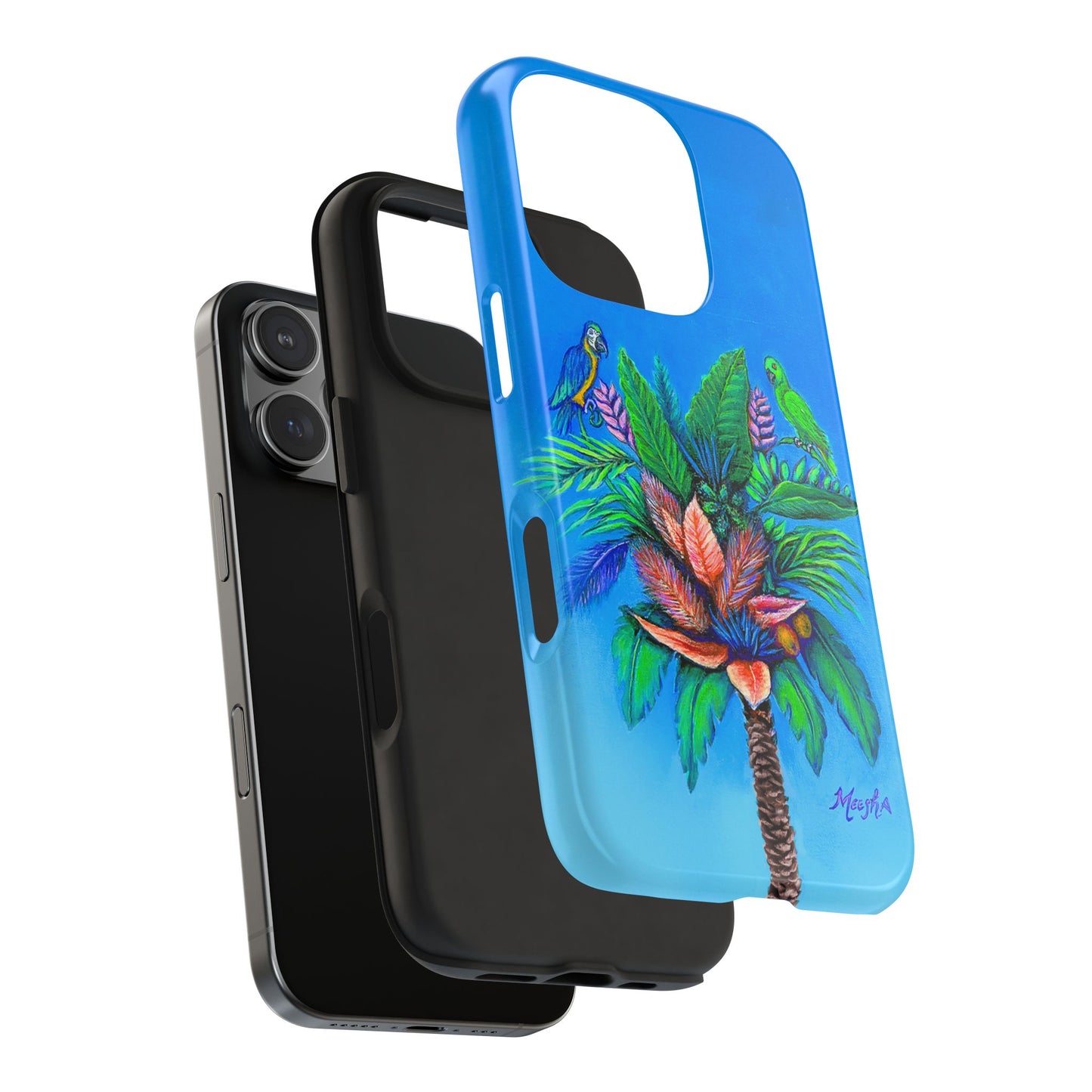 PalmTree of Life Tough Phone Case for Nature Lovers and Parrot heads