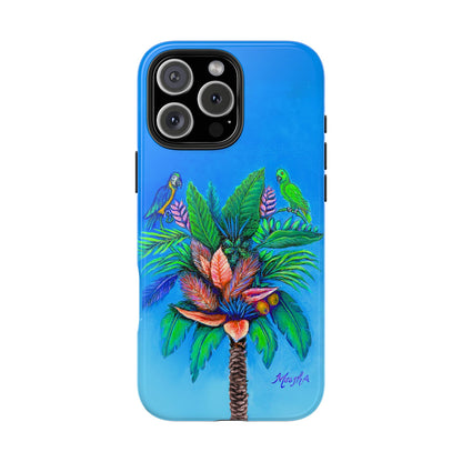 PalmTree of Life Tough Phone Case for Nature Lovers and Parrot heads
