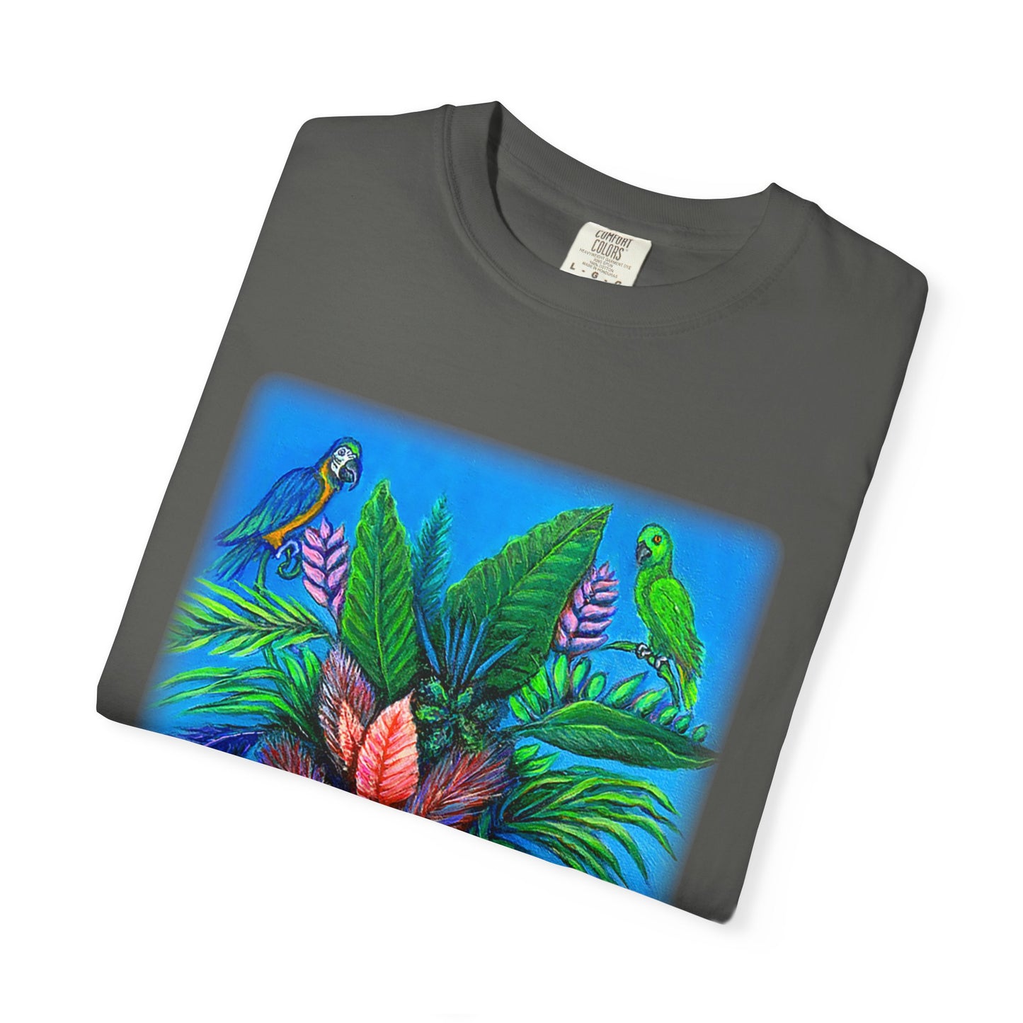 Palm Tree of Life Unisex Garment-Dyed T-shirt