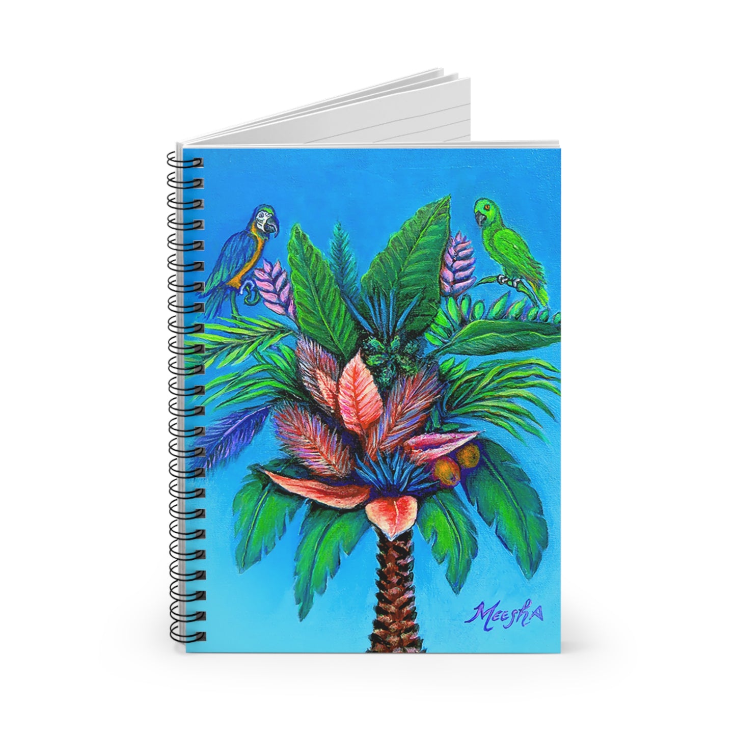 Palm Tree of Life Spiral Notebook - Ruled Line