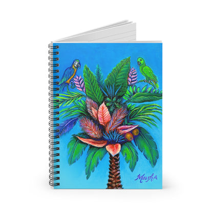 Palm Tree of Life Spiral Notebook - Ruled Line