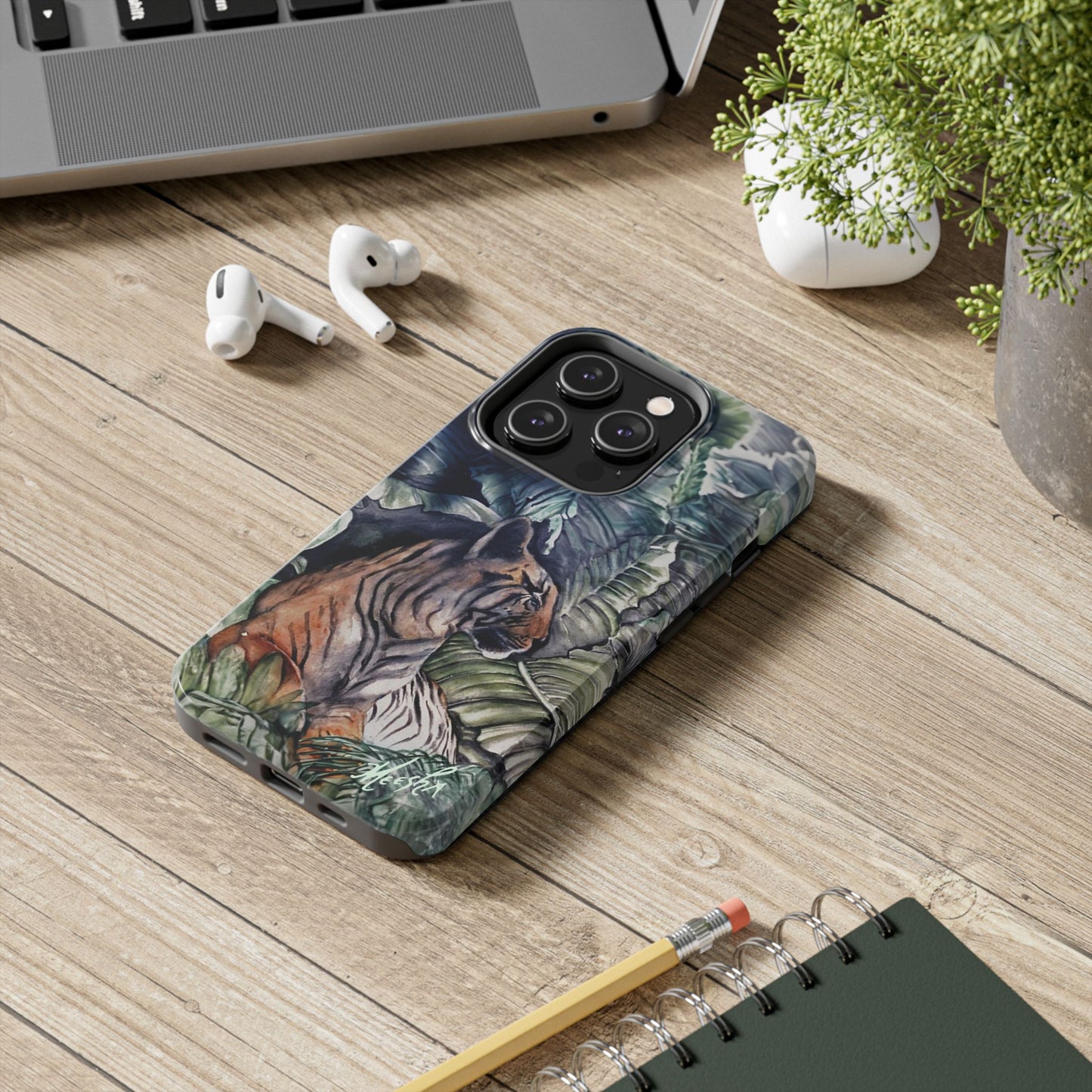 Watchful Warrior Tough Phone Case for Nature Lovers