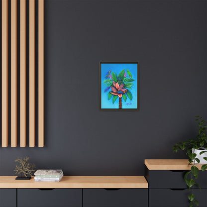 Palm Tree of Life Framed Canvas Print