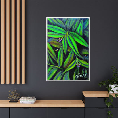 Jeepers Peepers Framed Canvas Print