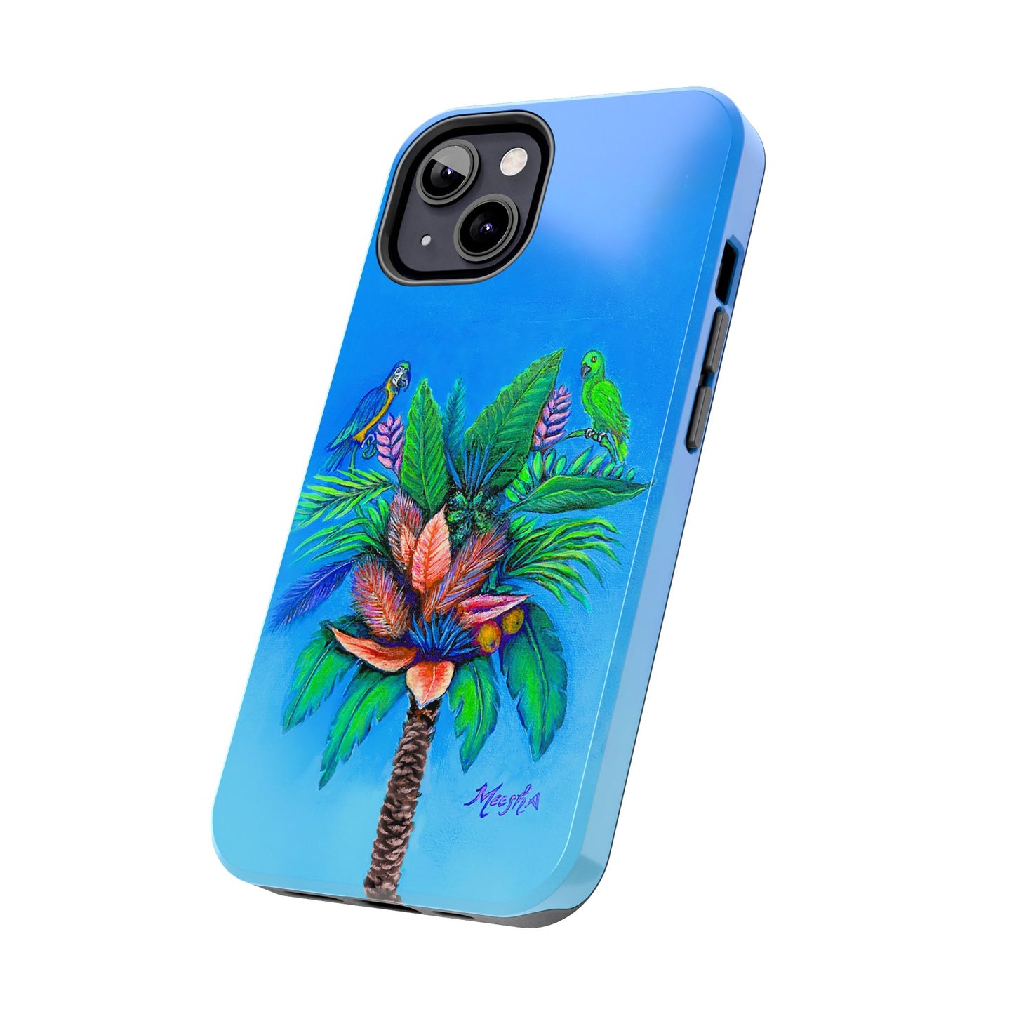PalmTree of Life Tough Phone Case for Nature Lovers and Parrot heads