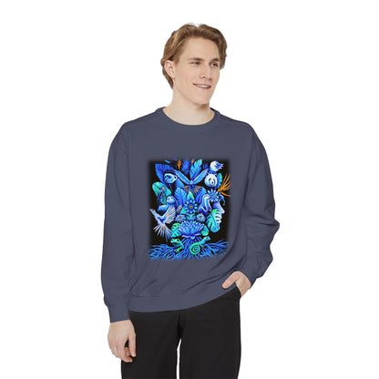 Out of the blue Unisex Garment-Dyed Sweatshirt