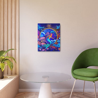 Celestrial Extraterrestrial Metal Art Sign