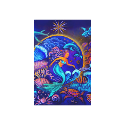 Celestrial Extraterrestrial Metal Art Sign