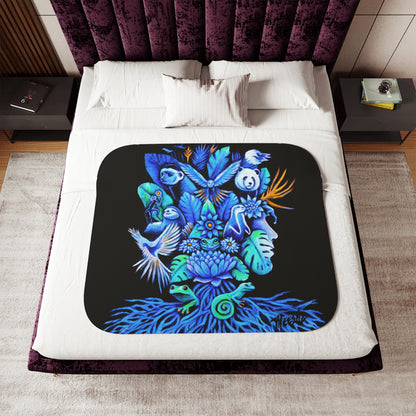 Colorful and Cozy Favorite Out of The Blue Sherpa Blanket