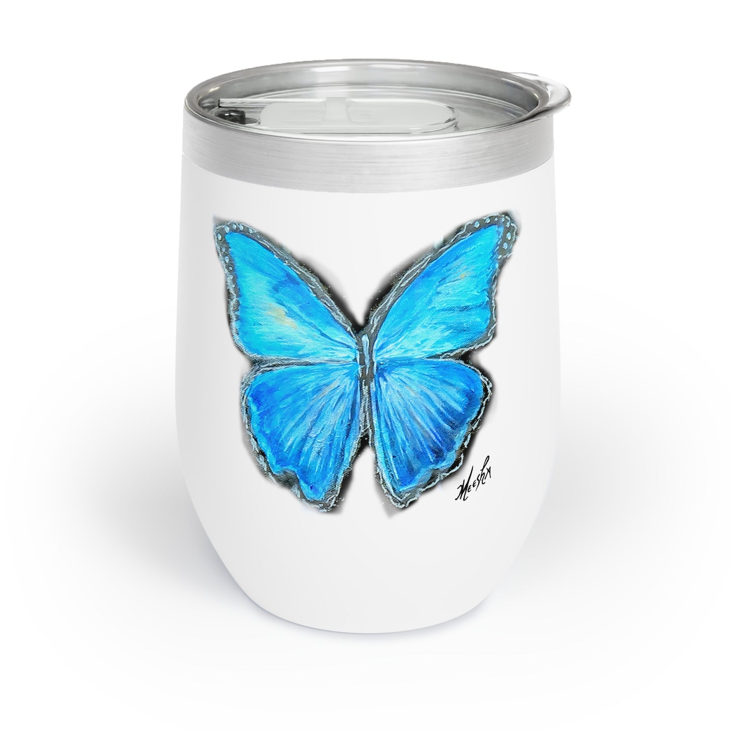 Butterfly Chill Wine Tumbler, 12oz