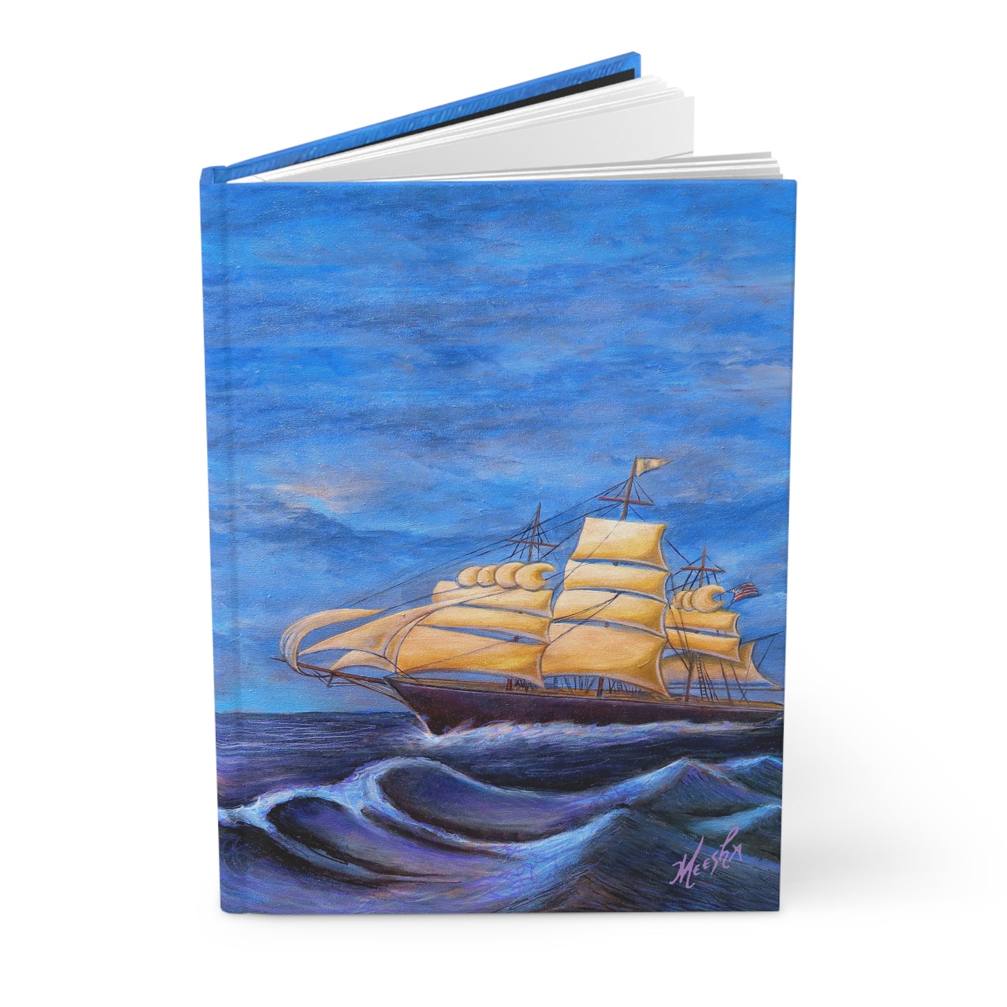 Whimsical Wavehopper Hardcover Favorite Journal