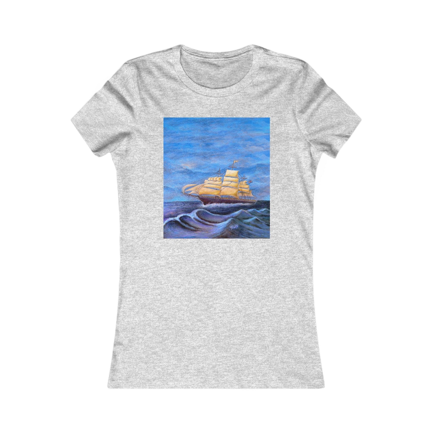 Whimsical Wavehopper Women's Favorite Tee