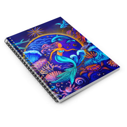 Celestrial Extraterrestrial Spiral Notebook - Ruled Line