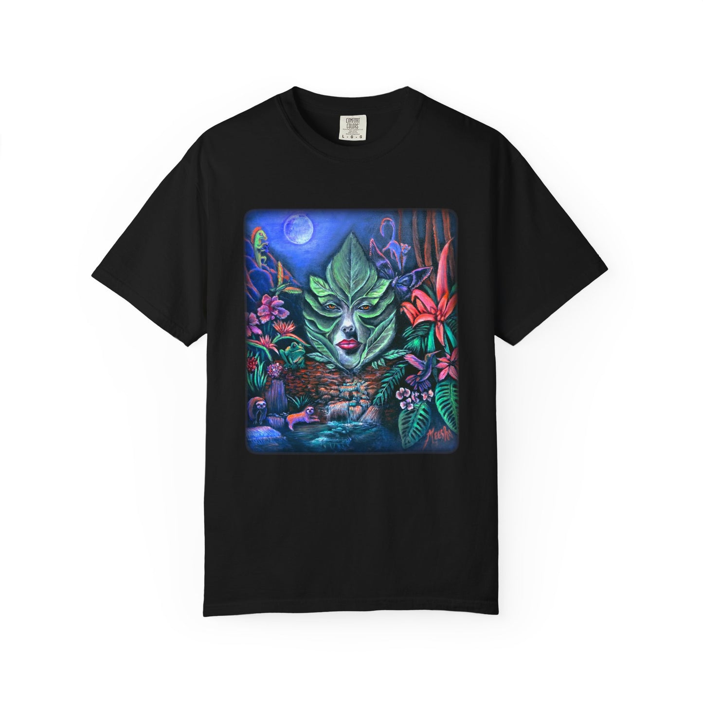 Moonlight Mischief Unisex Garment-Dyed T-shirt