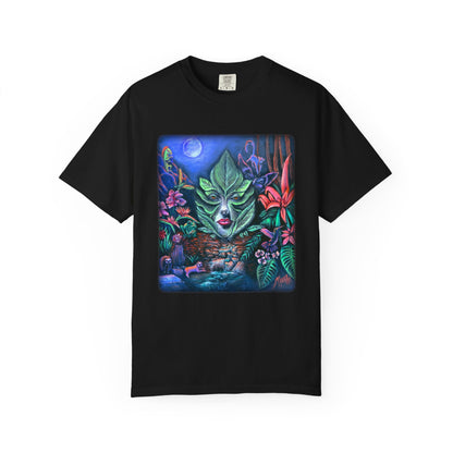 Moonlight Mischief Unisex Garment-Dyed T-shirt
