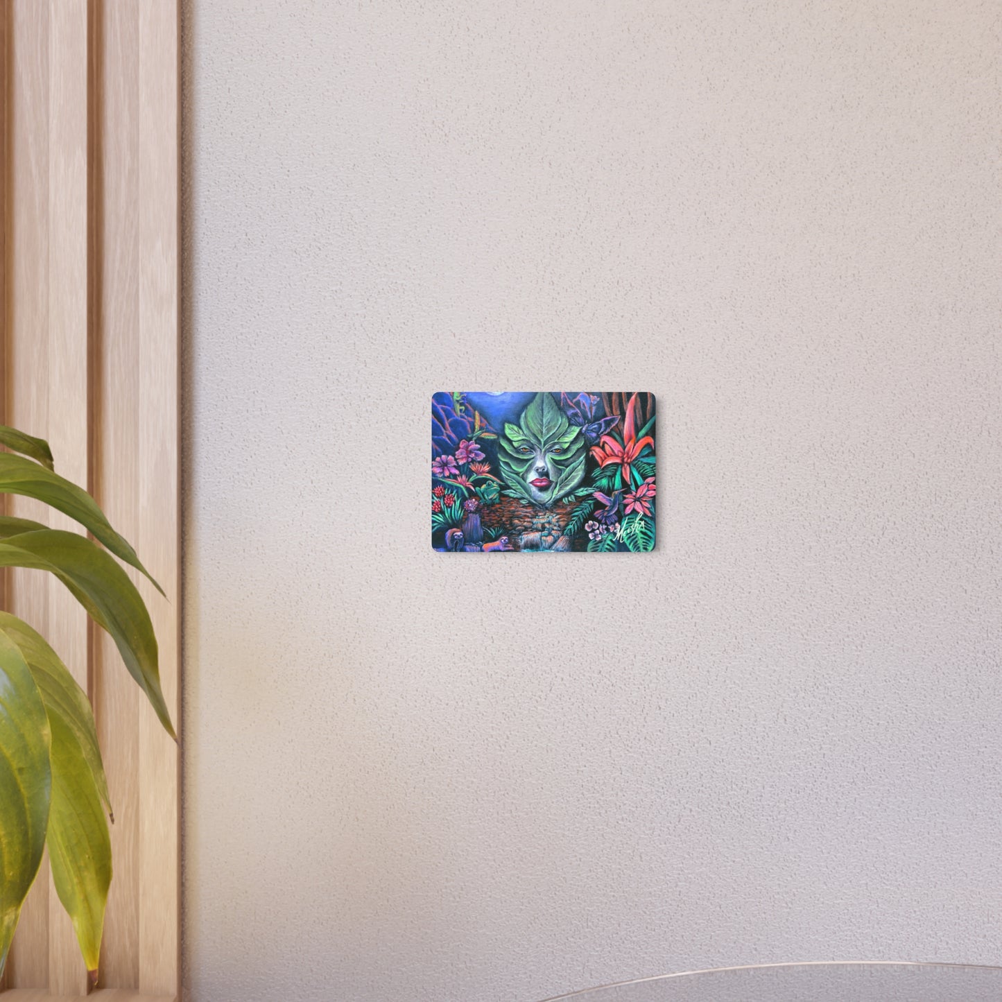 Moonlight Mischief Metal Art Sign