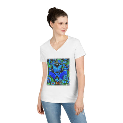 Out of Time Ladies' V-Neck T-Shirt