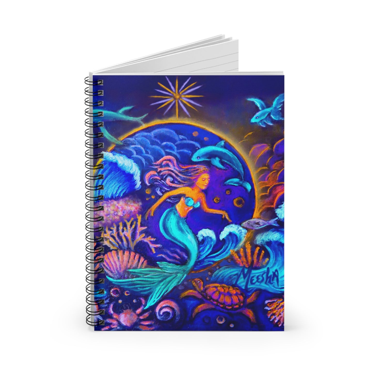 Celestrial Extraterrestrial Spiral Notebook - Ruled Line