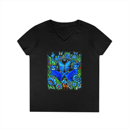 Out of Time Ladies' V-Neck T-Shirt