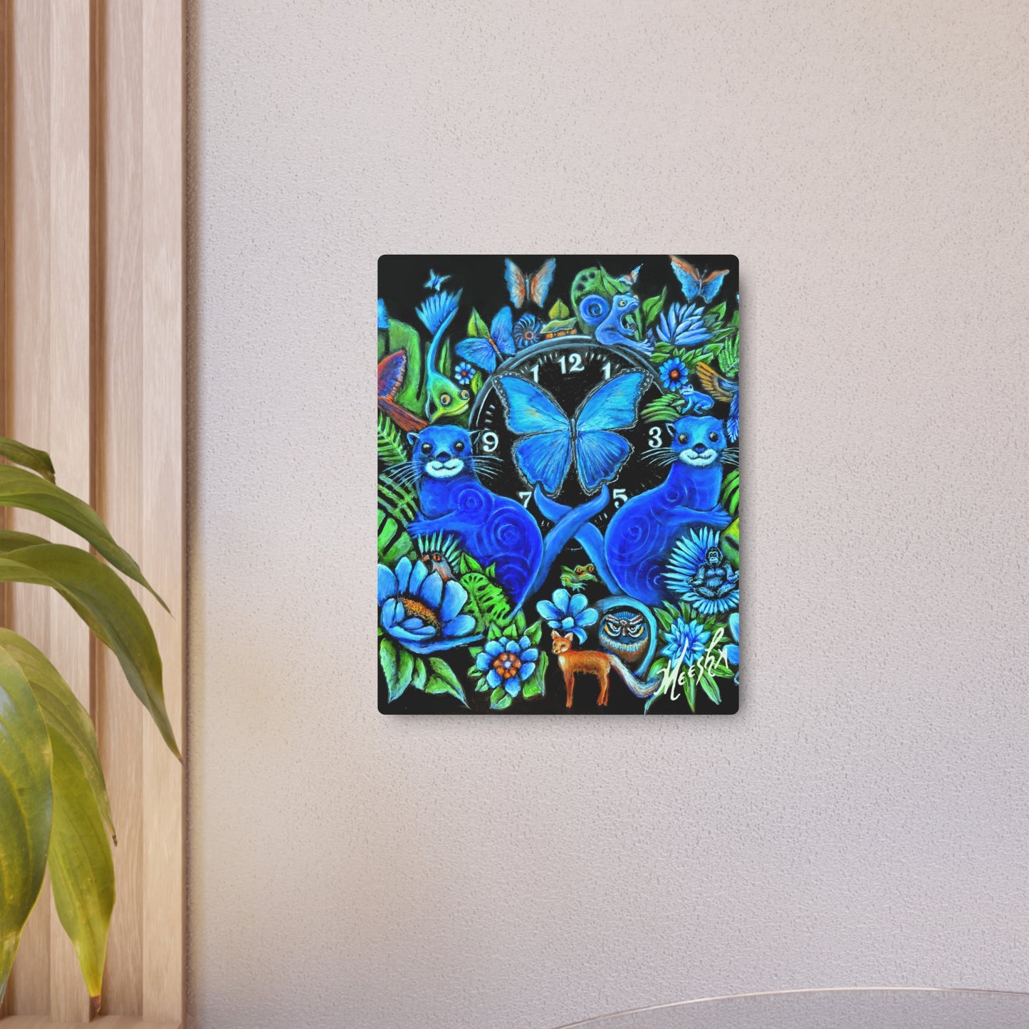 Out of Time Metal Art Sign
