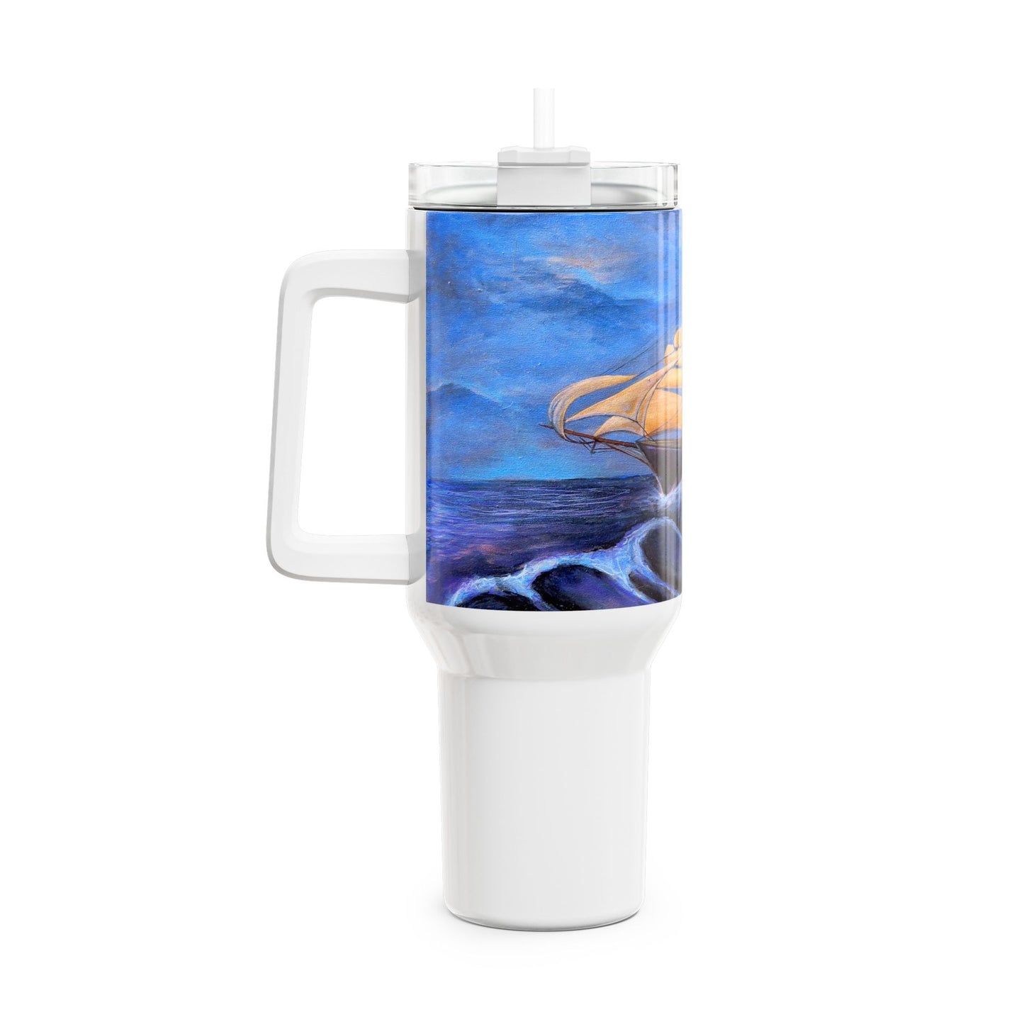 Whimsical Wavehopper 40oz Tumbler
