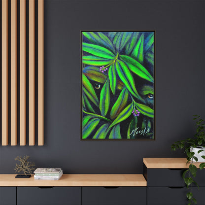 Jeepers Peepers Framed Canvas Print