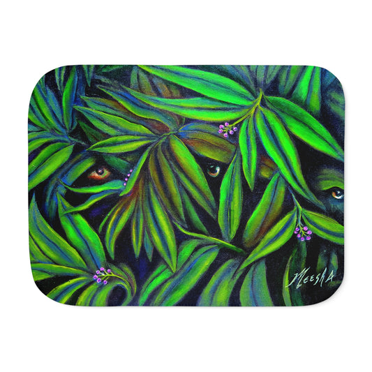 Colorful and Cozy Jeepers Peepers Sherpa Blanket