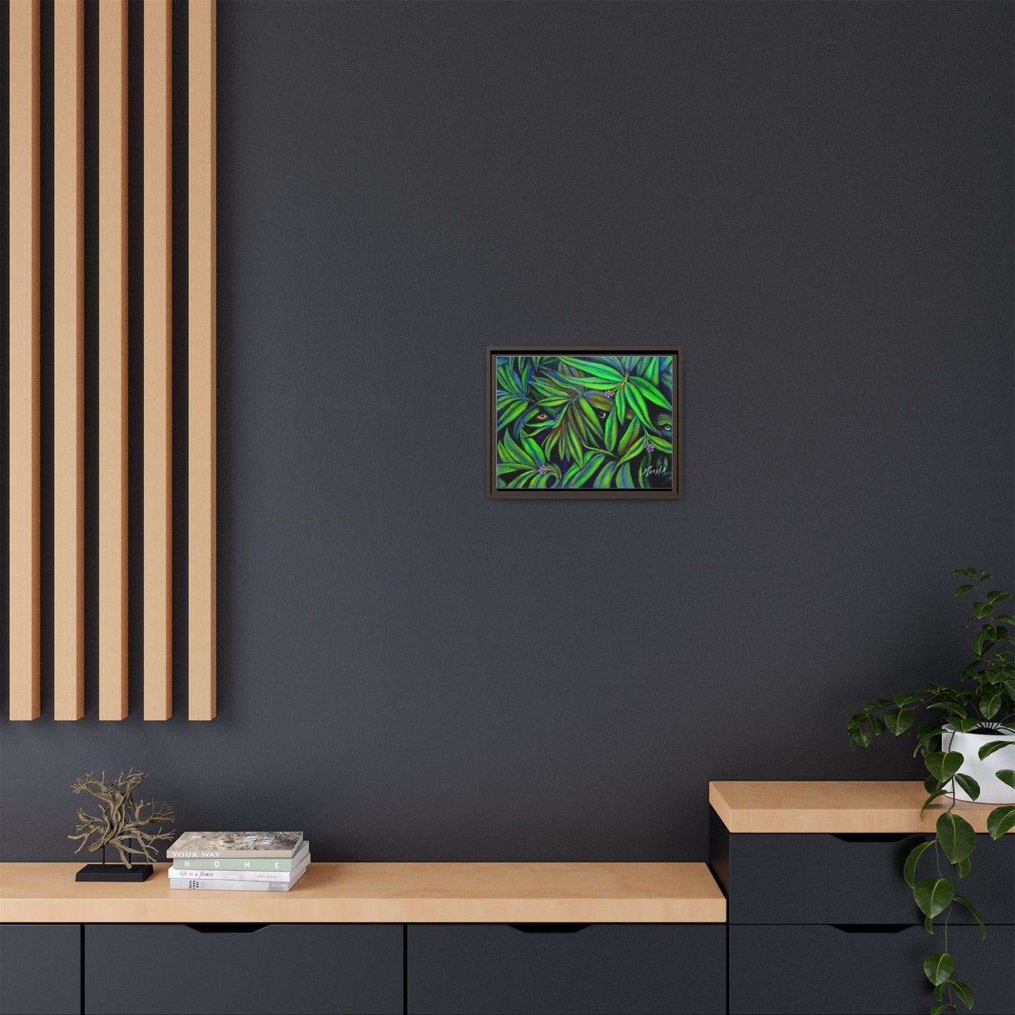 Jeepers Peepers Framed Canvas Print